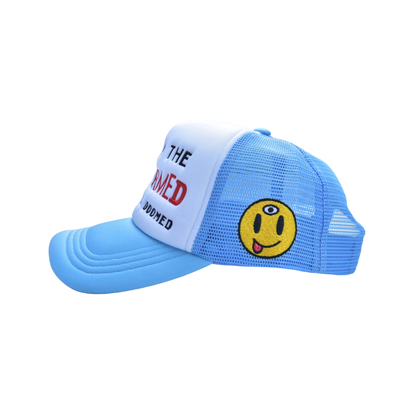 Inform the Conformed Trucker - White/Carolina/Red