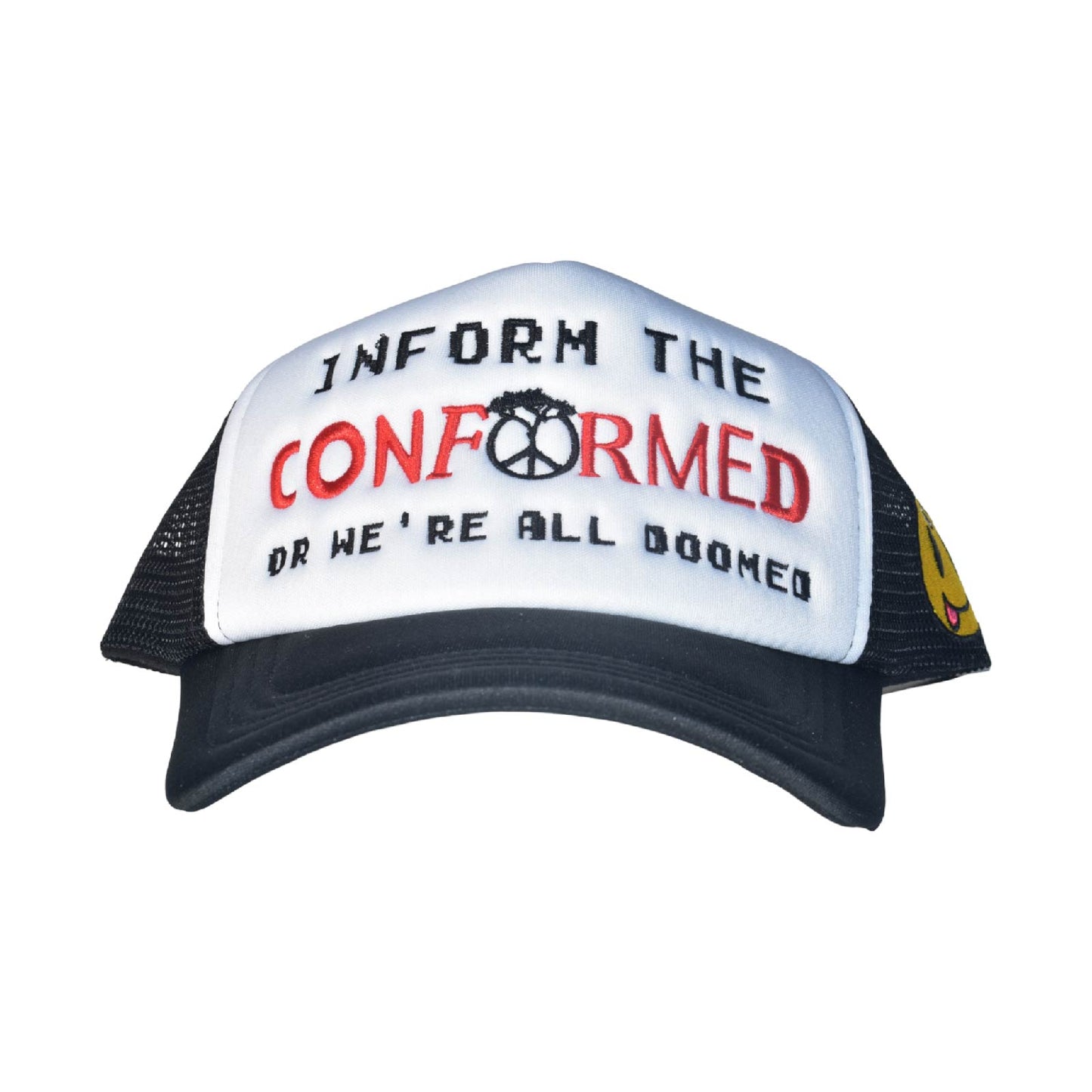Inform the Conformed Trucker - White/Black/Red