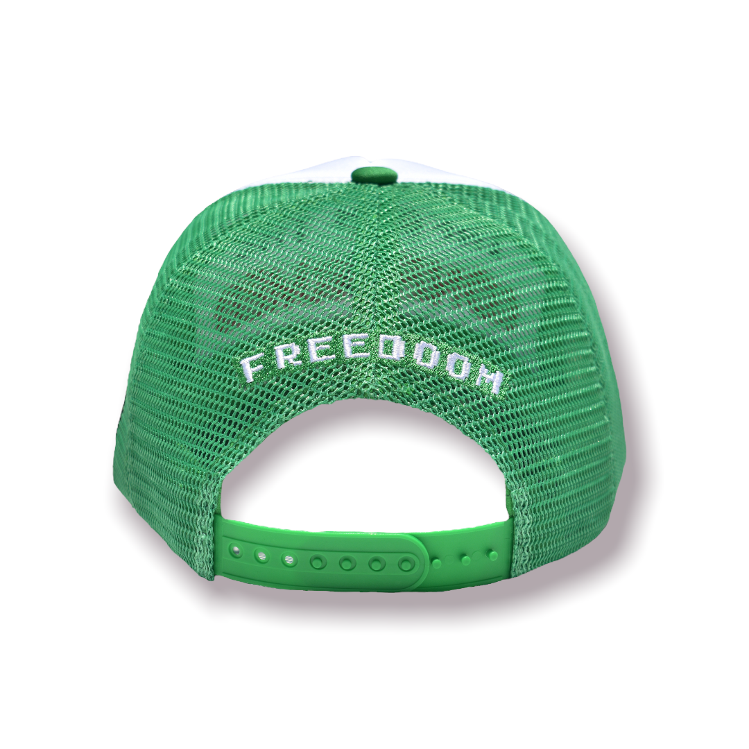 Inform the Conformed Trucker - White/Green/Red
