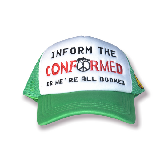 Inform the Conformed Trucker - White/Green/Red